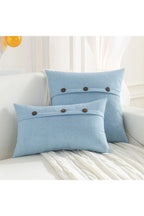 Nordic Button Pillowcase
