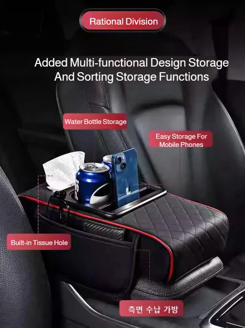 Car Armrest Organizer 5-in-1
