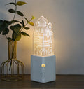 Wiederaufladbare 3D-LED-Wandleuchte