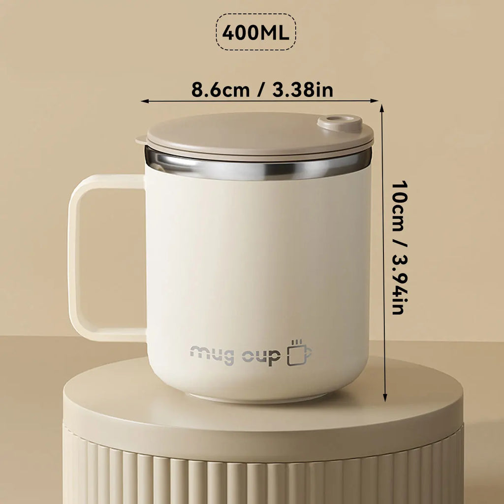 Insulated Stainless Steel Coffee Cup with Lid