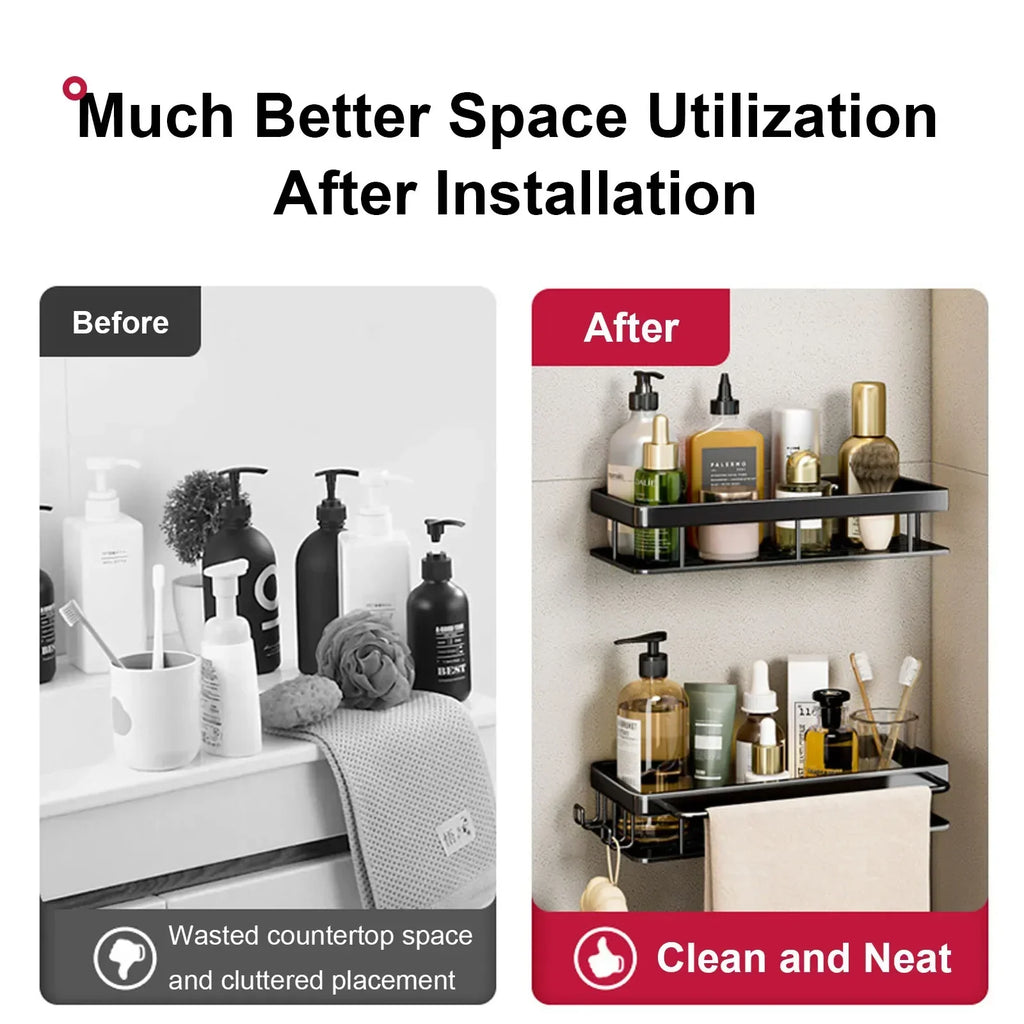 Shower Shelf Without Drilling