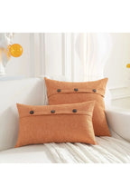 Nordic Button Pillowcase