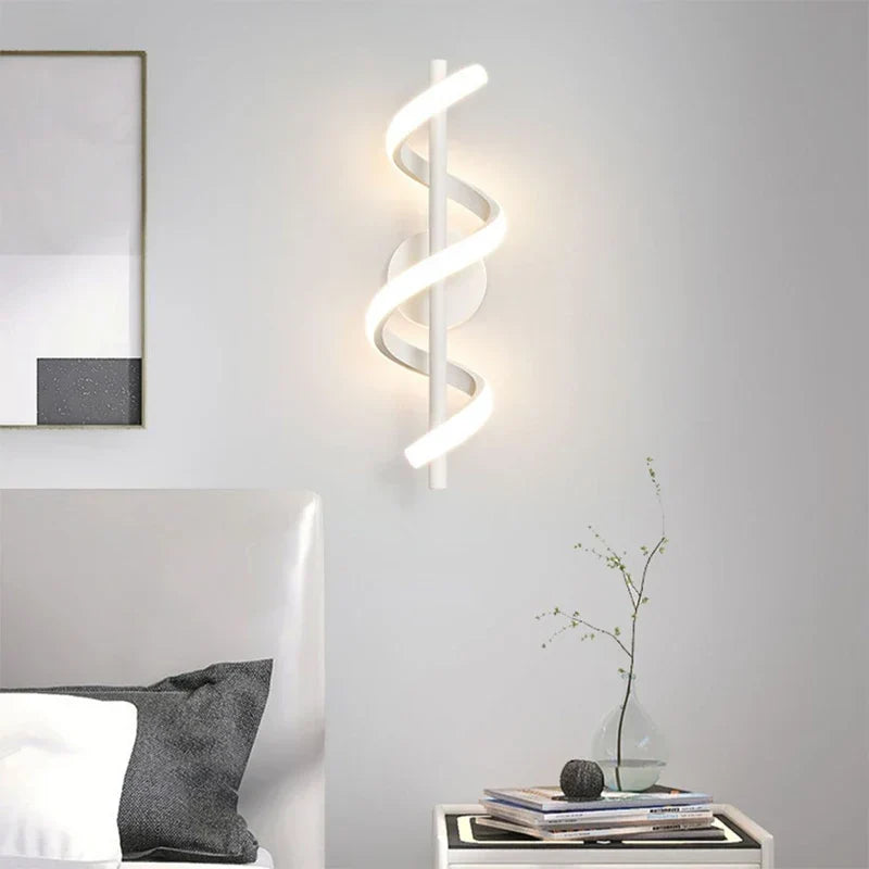 Moderne LED-Wandleuchte
