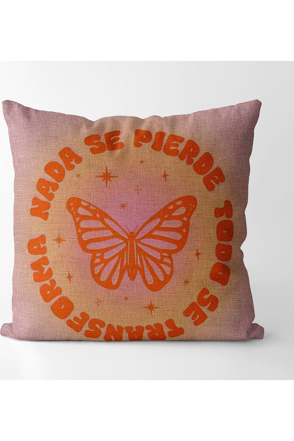 Rosa Quadrat Decorative Pillowcase