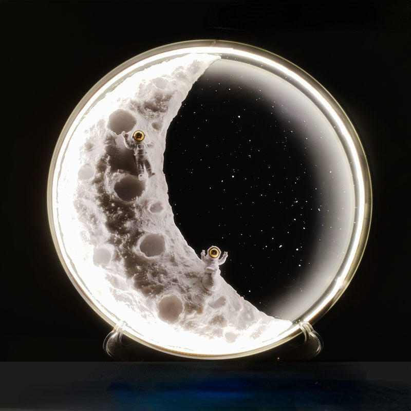 DIY Schwebende Mond-Nachtleuchte