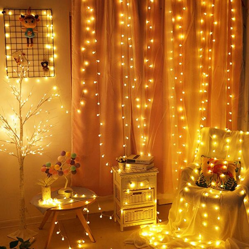 Weihnachtliche Lichterkette