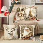 Christmas Cushion Covers Set of 4