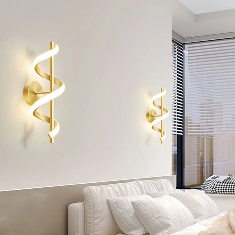 Moderne LED-Wandleuchte