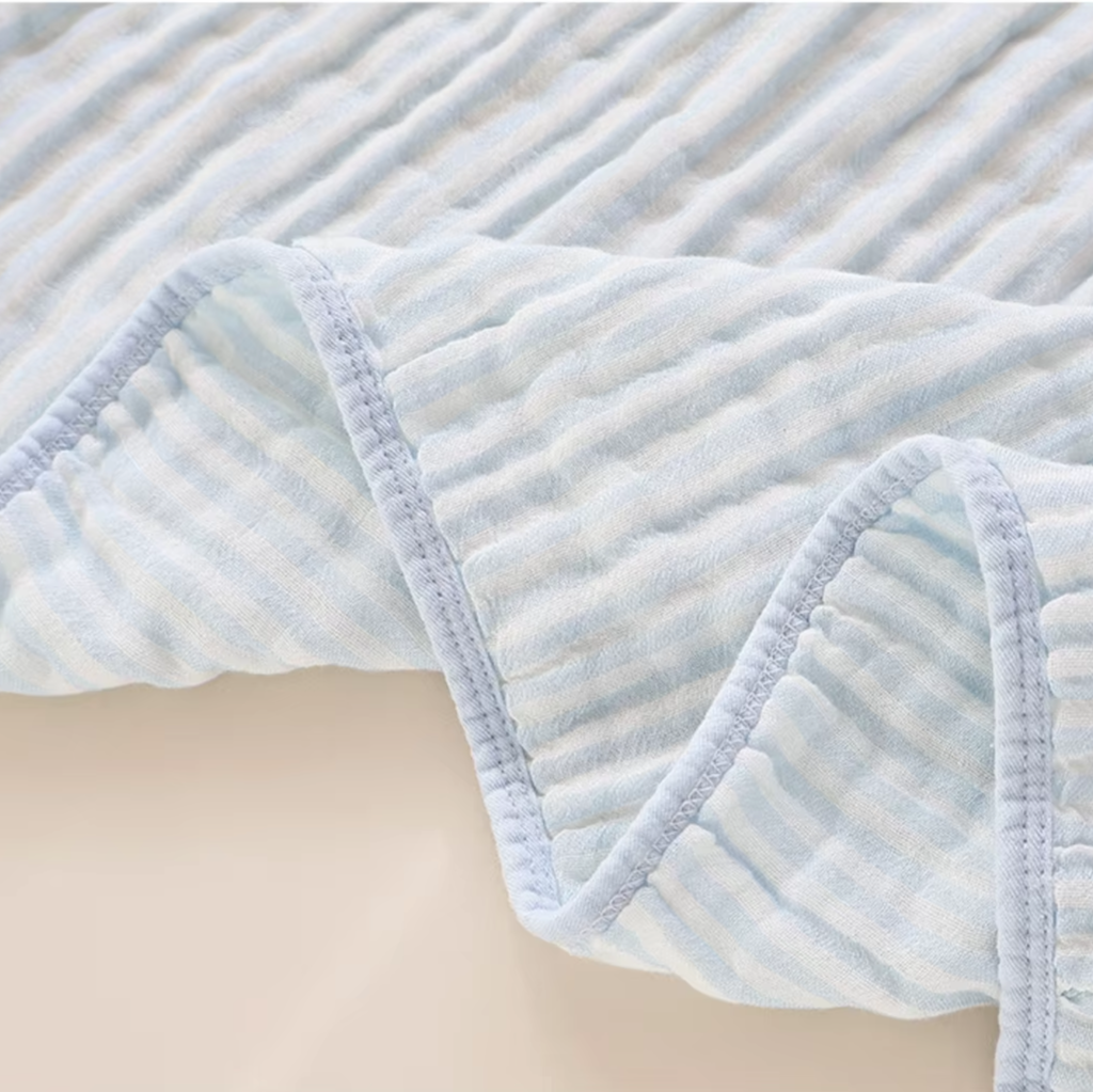 Premium 6-lagige Musselin-Baumwoll- und Bambus-Babydecke