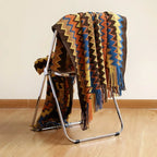 CasaLoom Boho Blanket with Fringes
