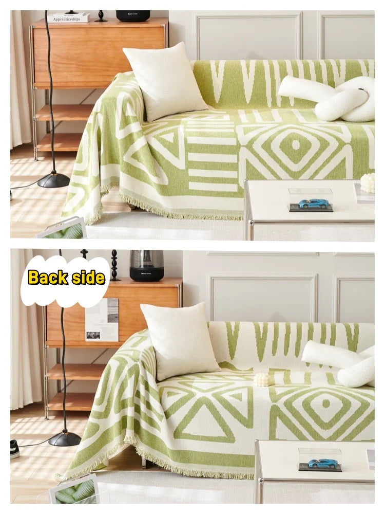Sofa Towel With Tassels