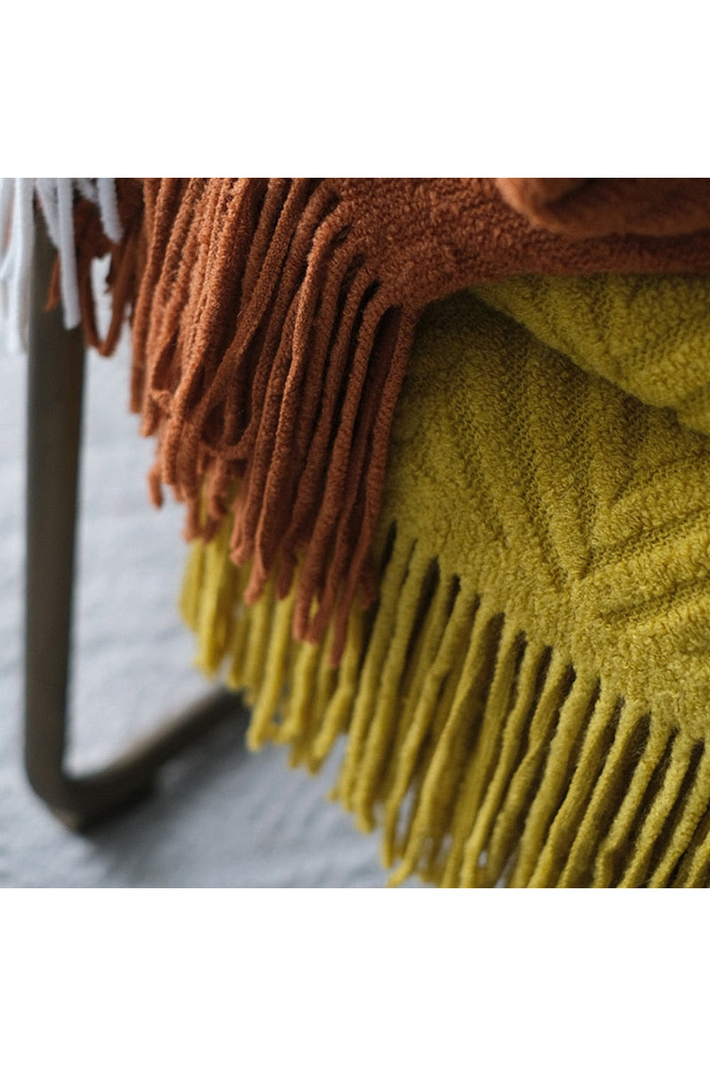 Zack Pattern Dark Academia Blanket