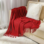 Nordic Style Knitted Blanket