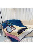 Tassel-Throw Blankets