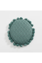 Decorated round cushions