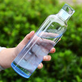 Heat-Resistant Glass Water Bottle with Time Scale