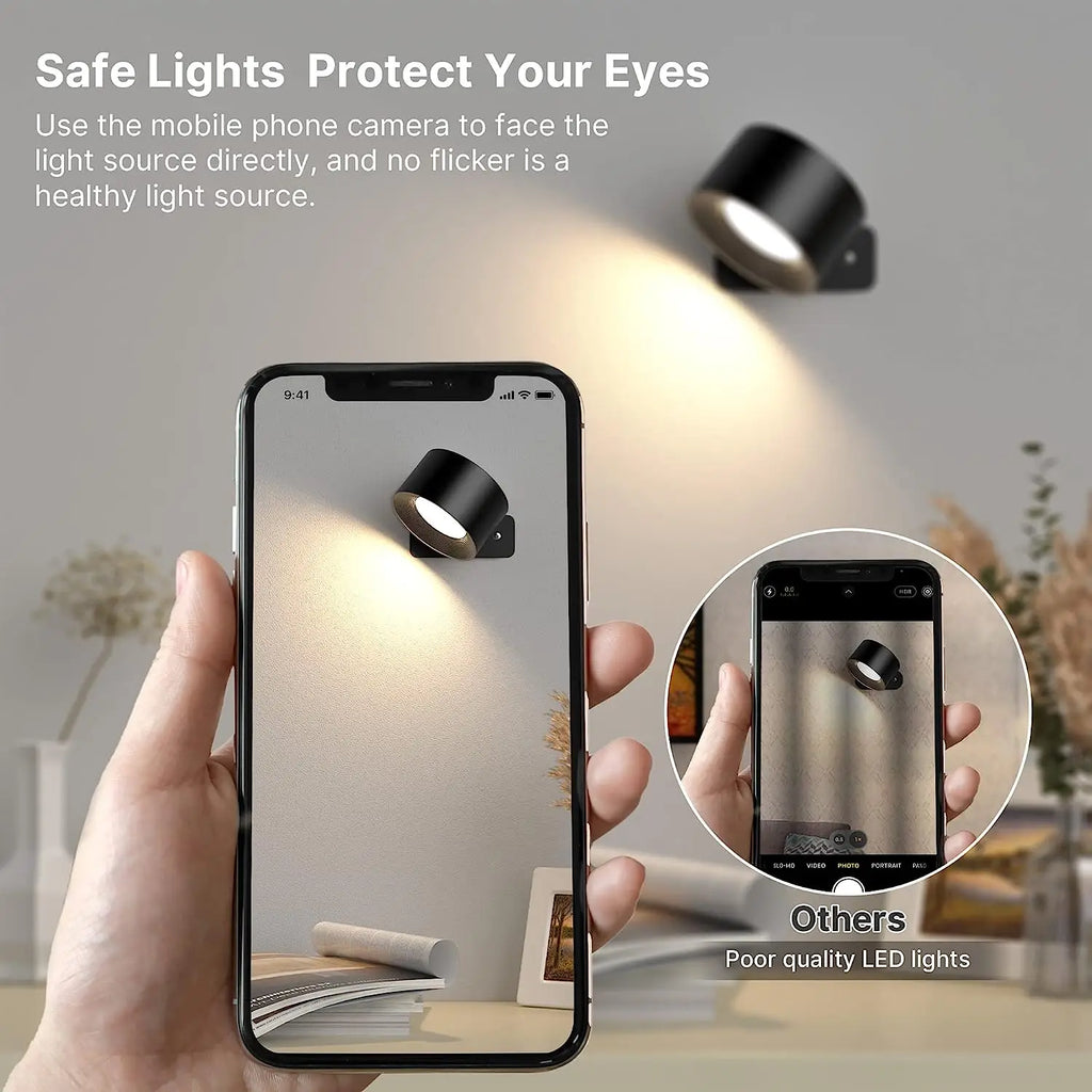 Verstellbare LED-Wandleuchte mit Touch-Steuerung