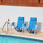 2-Pack Foldable High-Strength Beach Chairs