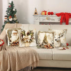 Christmas Cushion Covers Set of 4