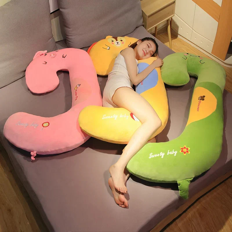 Übergroßes Kuschelmonster-Plüschkissen