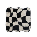 Wavy Grid Sitzkissen