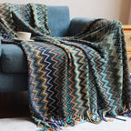 CasaLoom Boho Blanket with Fringes