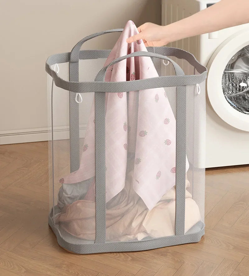 AirNylon zusammenklappbarer Wäschekorb