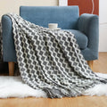 Nordic Style Knitted Blanket