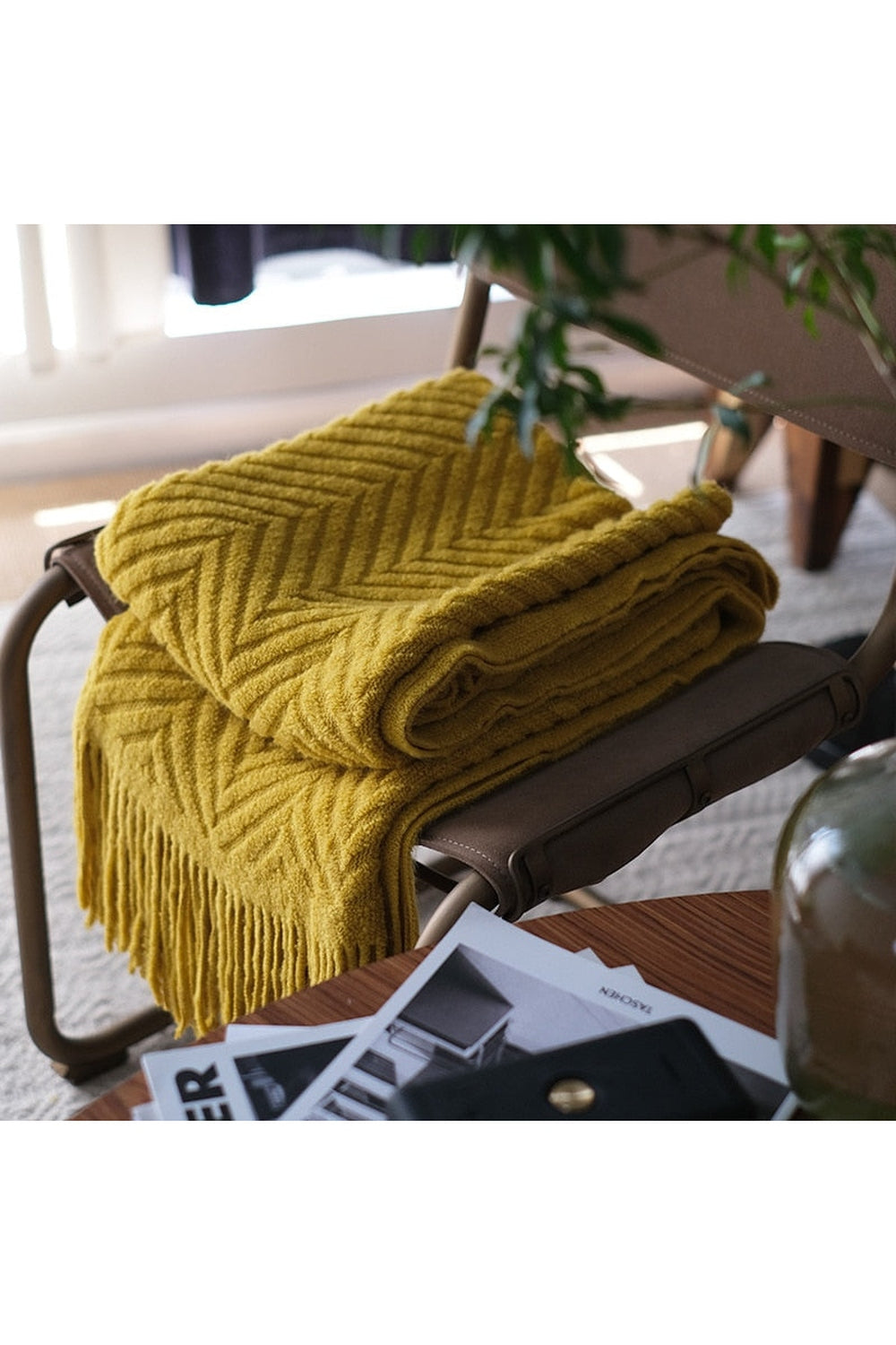 Zack Pattern Dark Academia Blanket