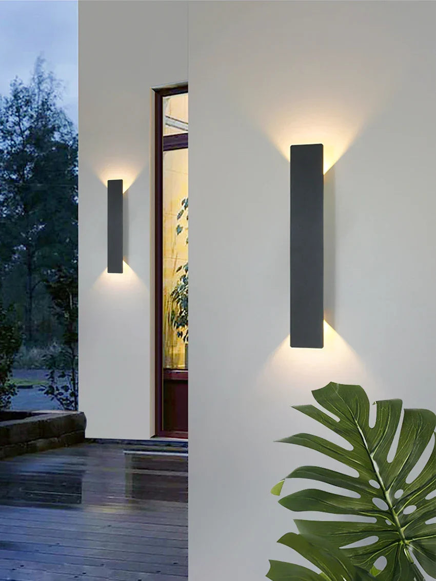 Aluminium-LED-Wandleuchte