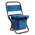 Portable Folding Outdoor Stool with Built-in Cooling Bag