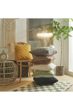 Geometric Plush Sofa Pillow Cover
