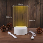 Kreative Notiztafel-LED-Tischleuchte
