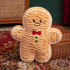Christmas Gingerbread Man Plush Cushion