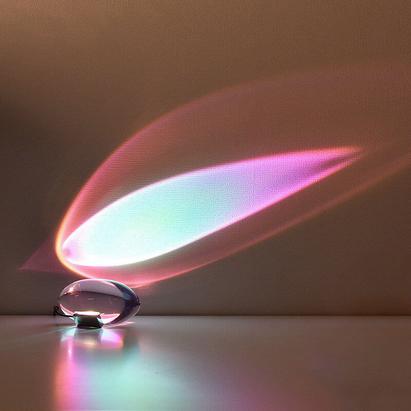 Kristall-Projektions-Tischleuchte LED