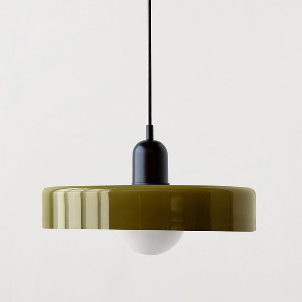 Bunte Pendelleuchte im Bauhaus-Stil - StiloGlas