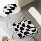 Wavy Grid Sitzkissen