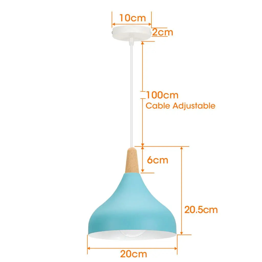 1/3-flammige Pendelleuchte - Retro Industrie-Deckenlampe