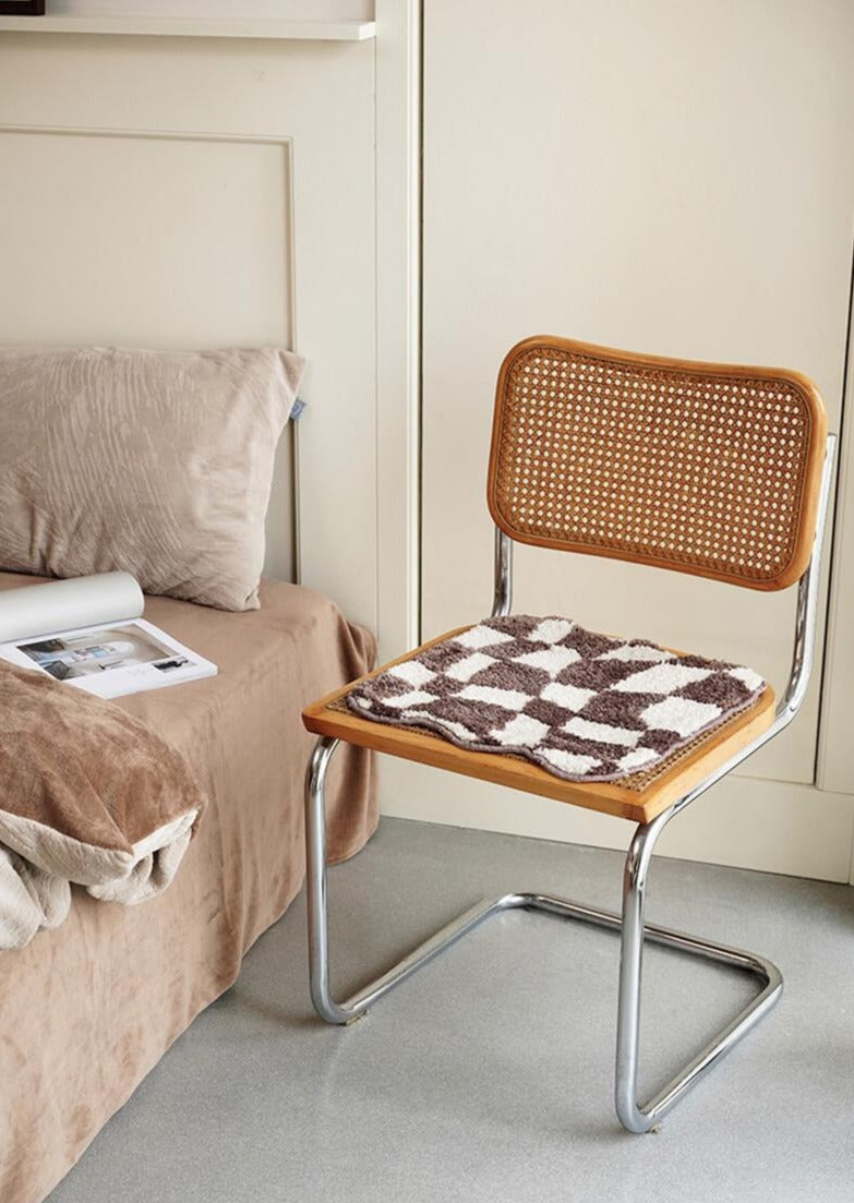 Wavy Grid Sitzkissen