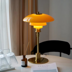 Dänische Designer-Tischleuchte, dimmbar