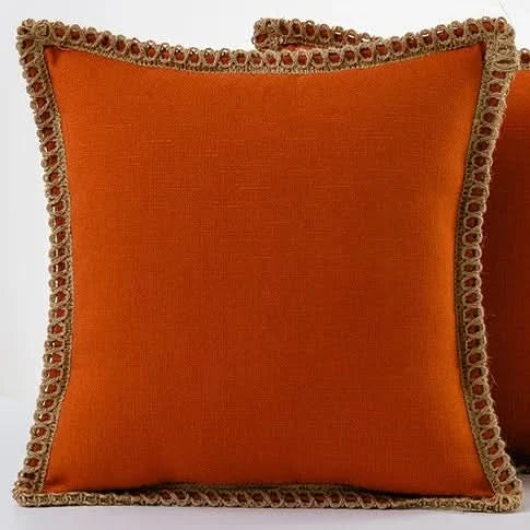 French-Style Decorative Pillow Cover