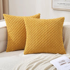 Boho Ribbed Corduroy Cushion Cover