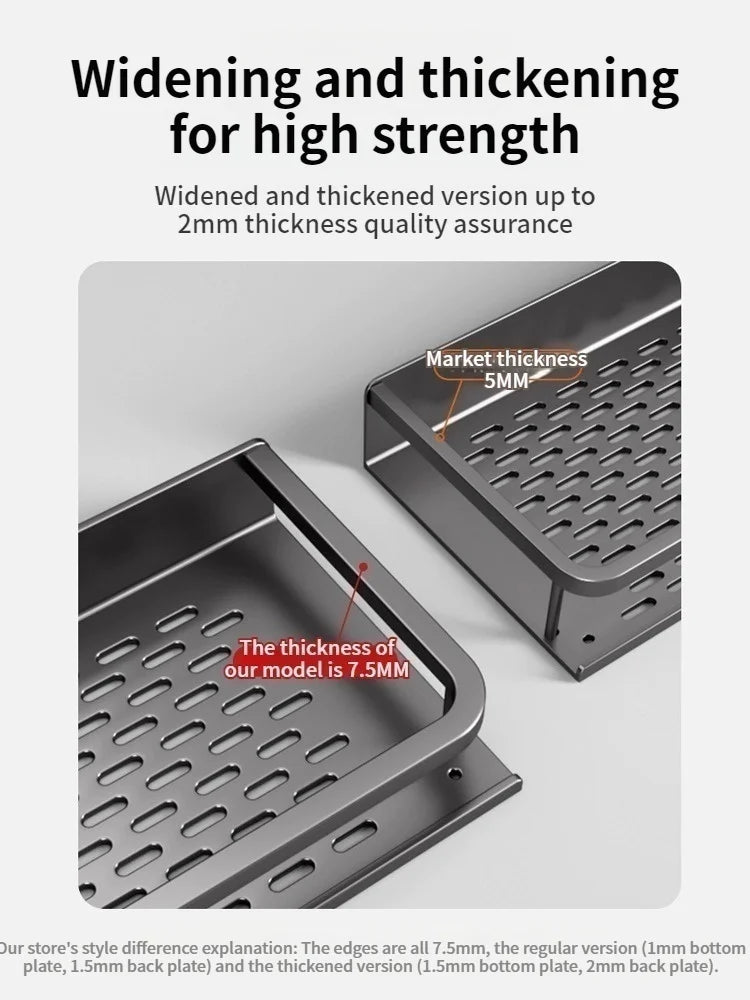 Wandregal aus Aluminium