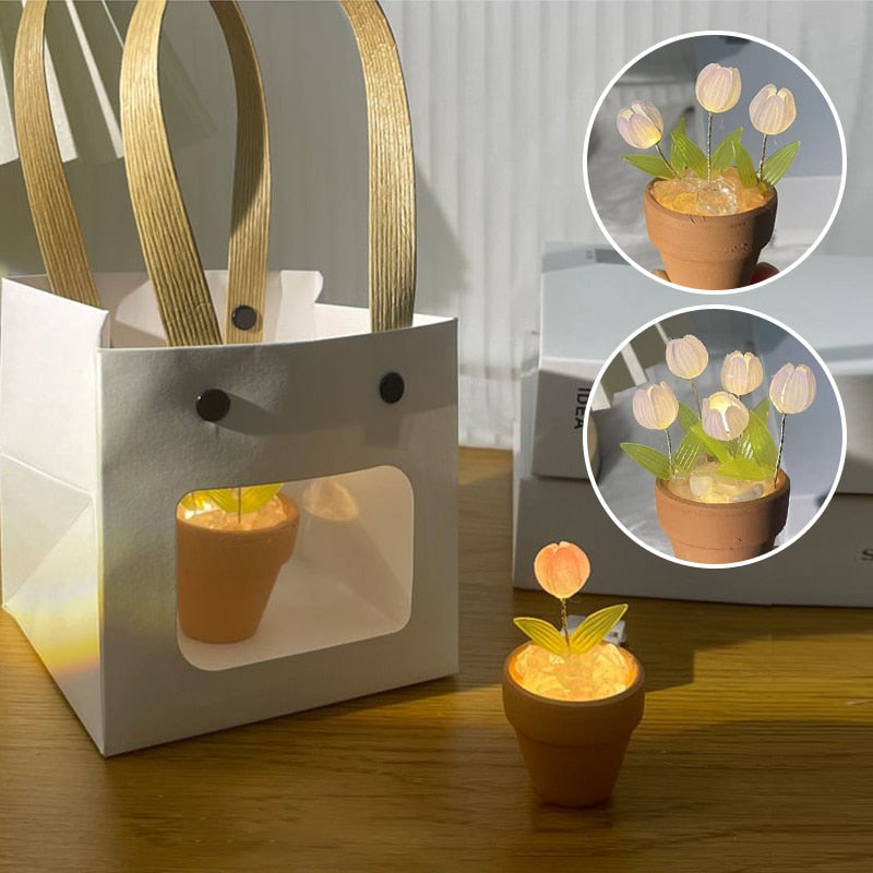 DIY-Nachtlicht Rose