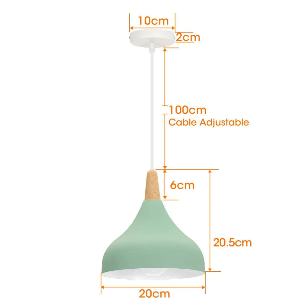 1/3-flammige Pendelleuchte - Retro Industrie-Deckenlampe