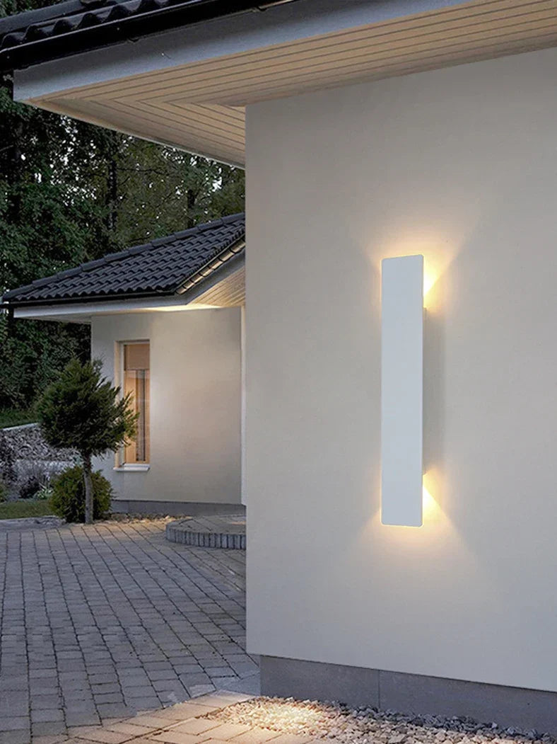 Aluminium-LED-Wandleuchte