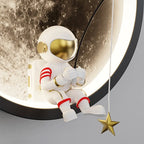 Astronaut auf dem Mond Wandleuchte