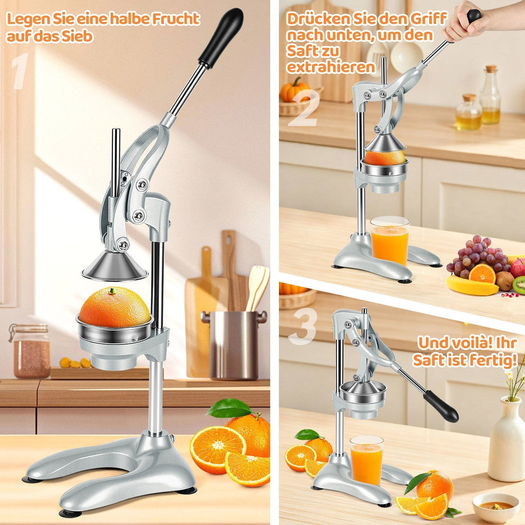 Manual Juice Press Citrus Press Stainless Steel