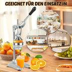 Manual Juice Press Citrus Press Stainless Steel