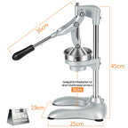 Manual Juice Press Citrus Press Stainless Steel